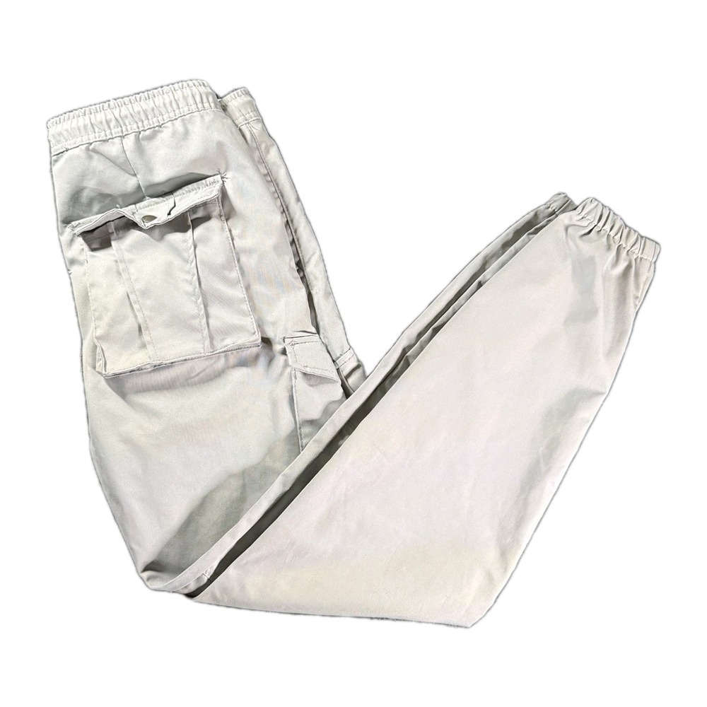 Smoke & Ash Tactical Gray Cargo Joggers L 32 Utility Workwear Streetwear